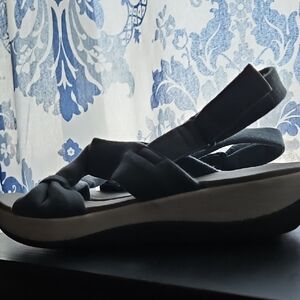 Clarks Blue Cloudsteppers Sling Back Sandals